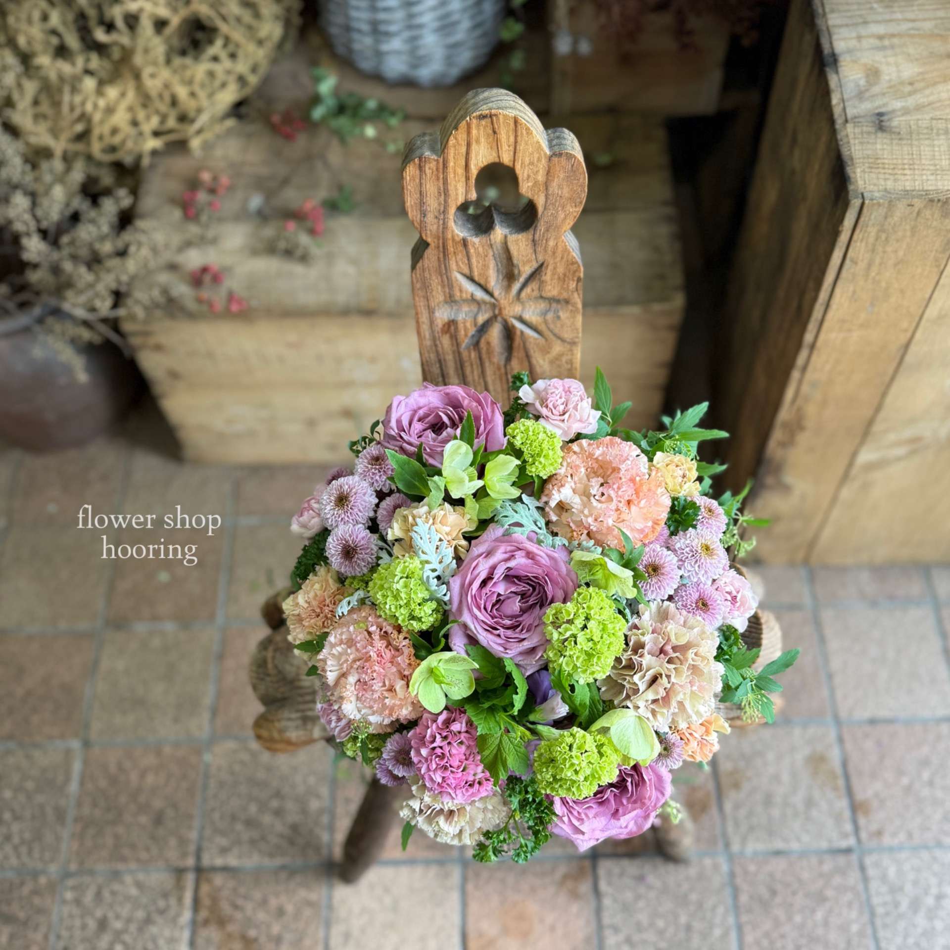 *pinkのアレンジメント*